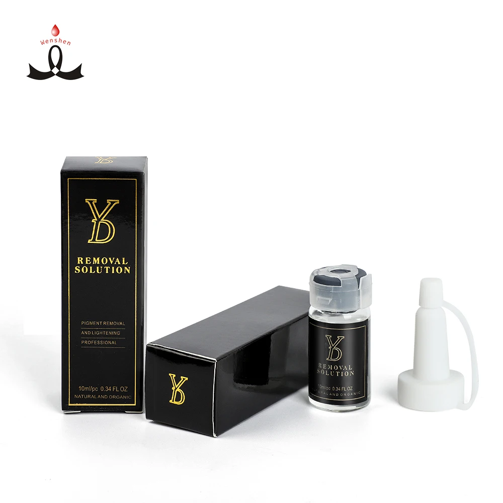 

Professional YD Liquid Removal Solution Microblading Permanent Makeup Remove Tattoo Ink for Eyebrow Lips, Transparent