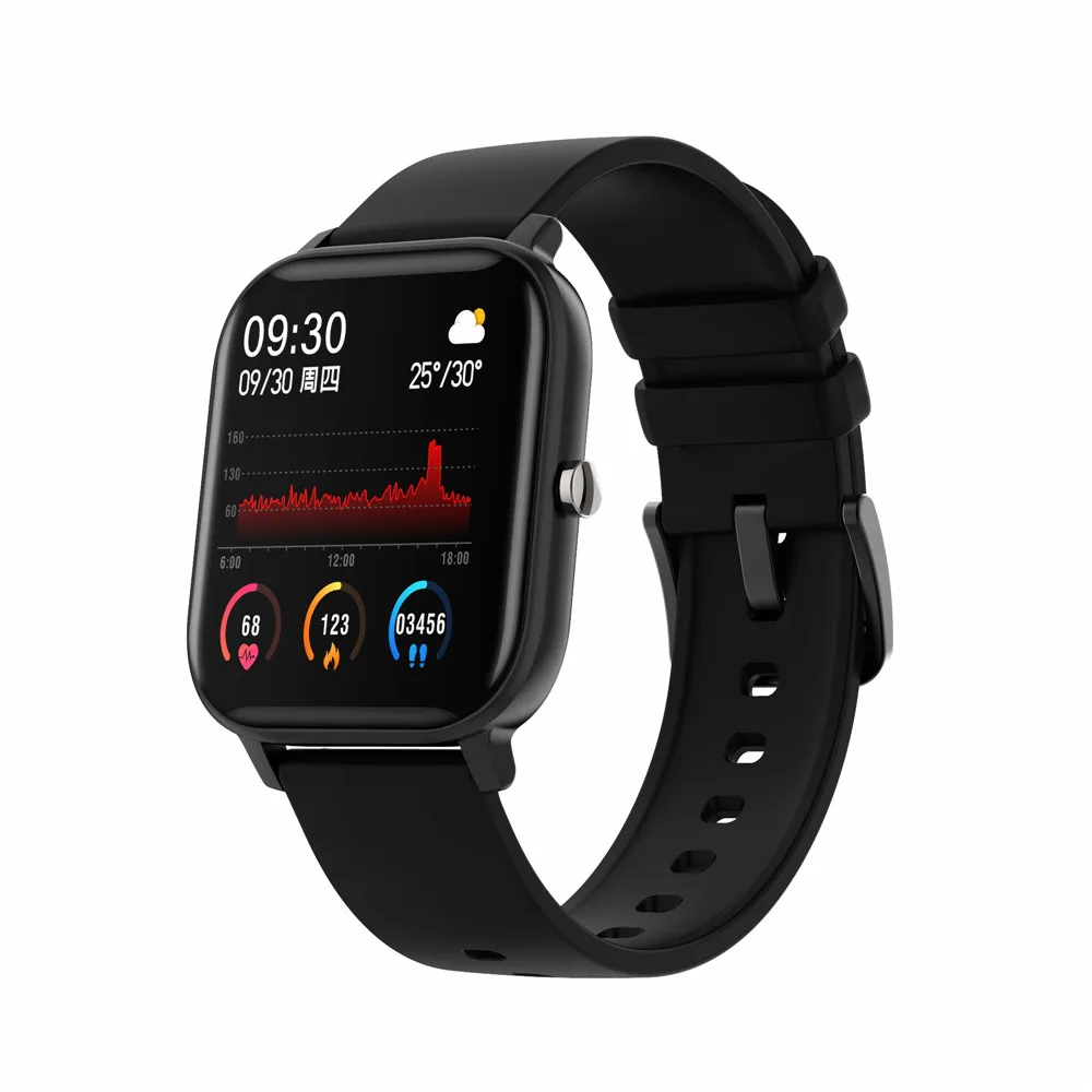 

HOT sale new 1.4 inch full touch Screen P8 Smart Watch sport Smart Bracelet P8 heart rate blood pressure mi smartwatch P8, Black, pink, blue, gold, gray