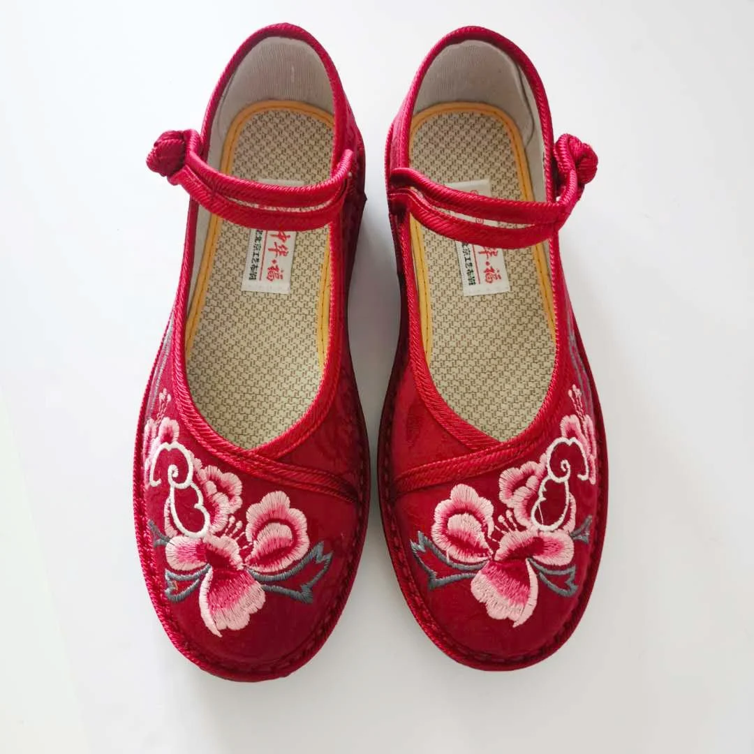 

Hot product running embroidered canvas sandals espadrilles shoes women lady