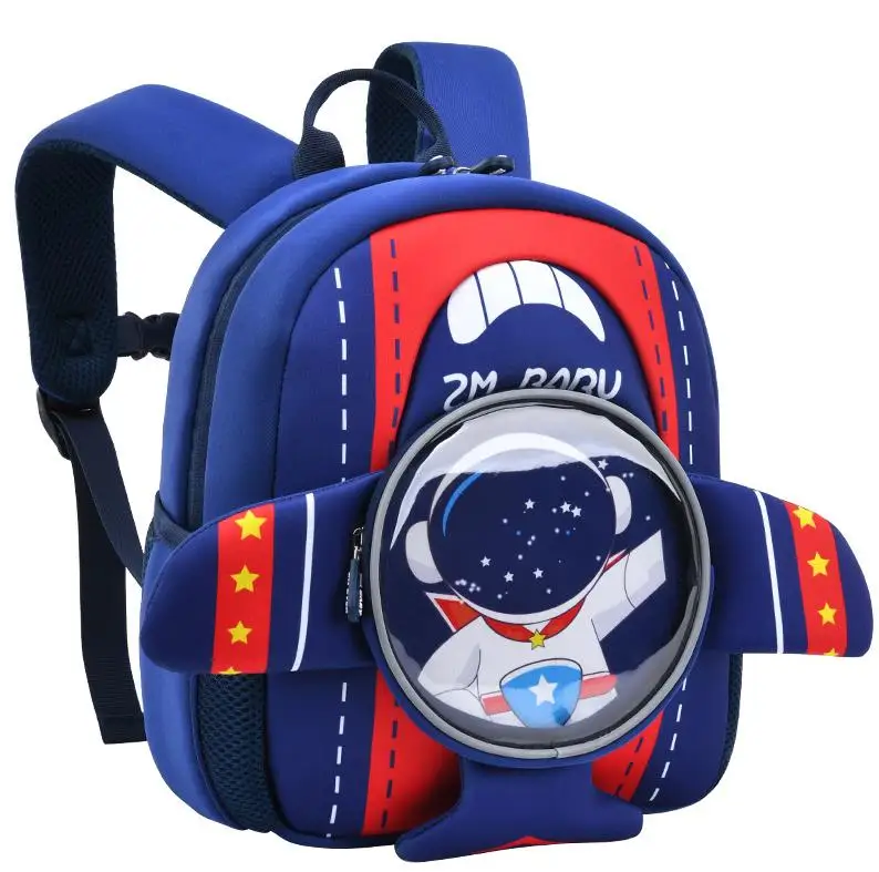 

Toddler 3-6 years old girl boy backpack planet aviation school bag cartoon school bag, Customized color