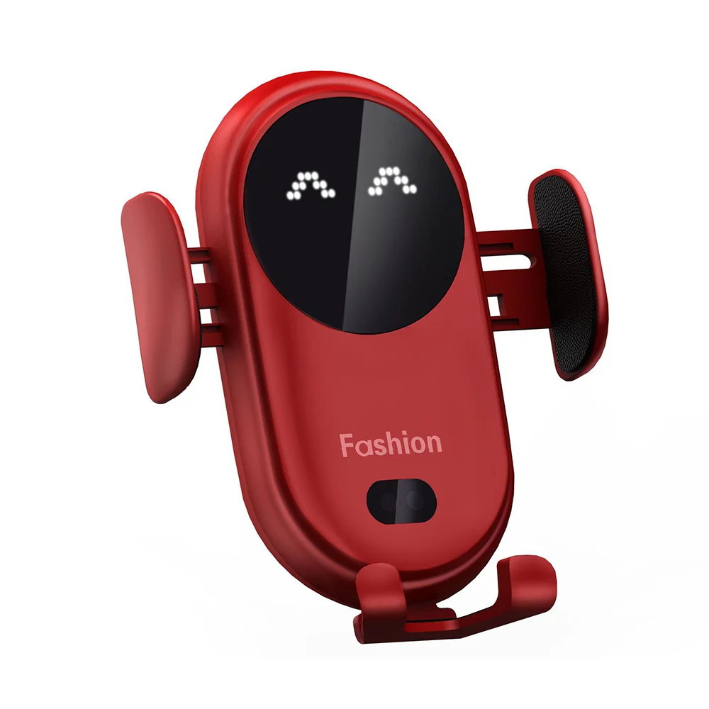 

S11 wireless car charger intelligent infrared automatic induction car mobile phone base wireless charger bracket