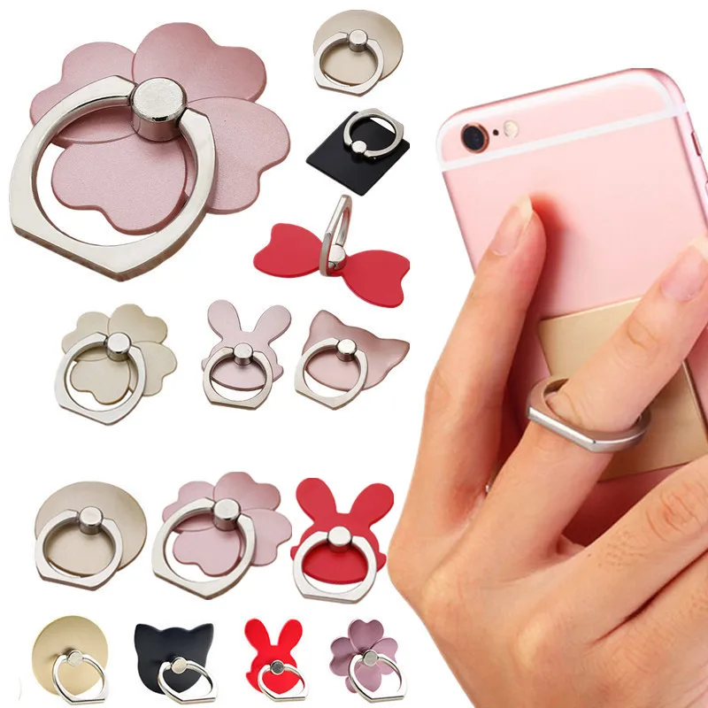 

NEW Finger Ring Mobile Smartphone Holder iPhone X 8 7 6 Plus 5S Smart Phone IPAD MP3 Car Mount Stand For Samsung