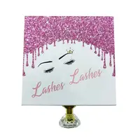 

wholesale luxury clear eyelash packaging box custom logo in qingdao