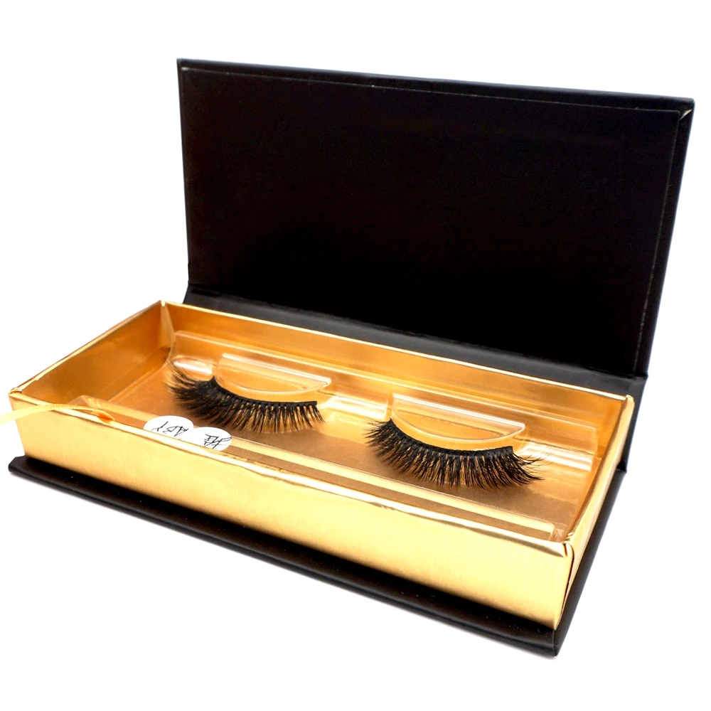 

customized luxury eyelash packaging box private label false lashes package