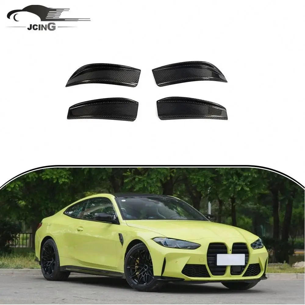 

Carbon Fiber Front Bumper Splitter Aprons Canards Fins for BMW G80 M3 G82 M4 2021 2022