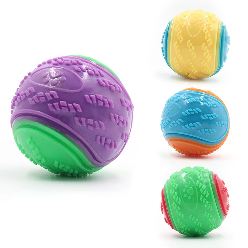 

Latex pet toys rubber dog ball grinding teeth cleaning teeth walking dog elastic TPR squeaky toy for aggressive chewers