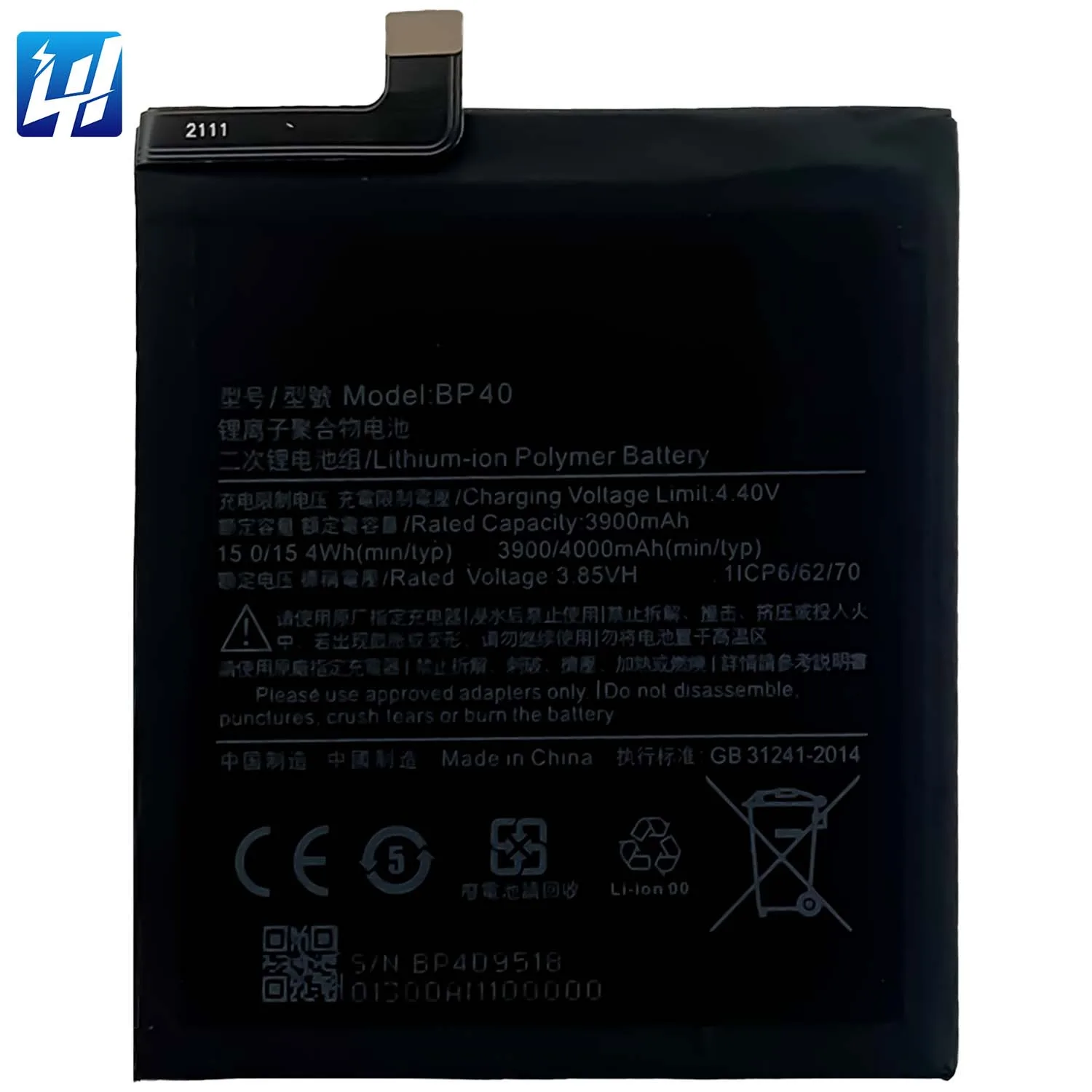 

Original Replacement Battery BP40 For Xiaomi Redmi K20 Pro Mi 9T Pro Redmi K20Pro Premium Genuine Battery 4000mAh