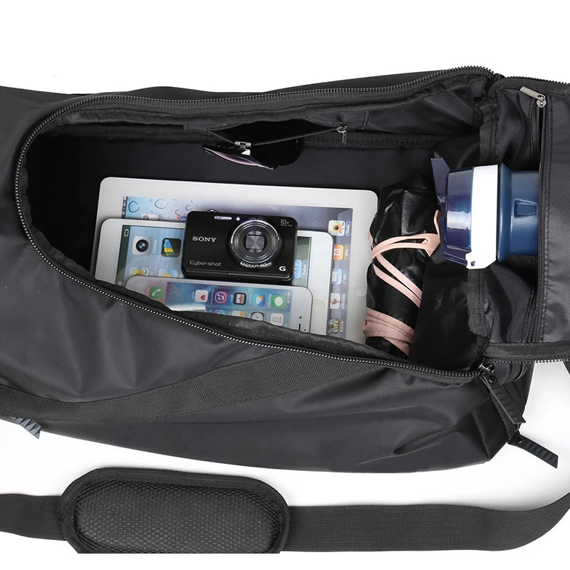 3-Way Duffle Backpack Gym Bag for Men Women Sports Duffel Bag with Shoe Compartment Travel Backpack Luggage