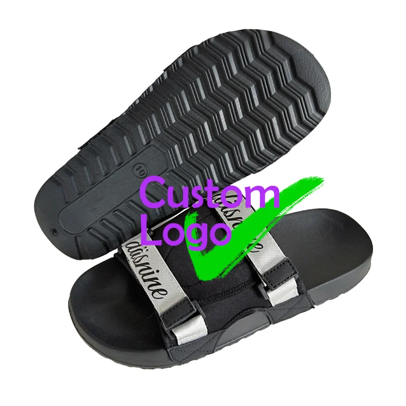 

Slipper Sliders Reflexology Slippers Luxury Flats Foam Upper For Men Toe Sole Memory Pi Clue Block Daily Japanese Custom Logo