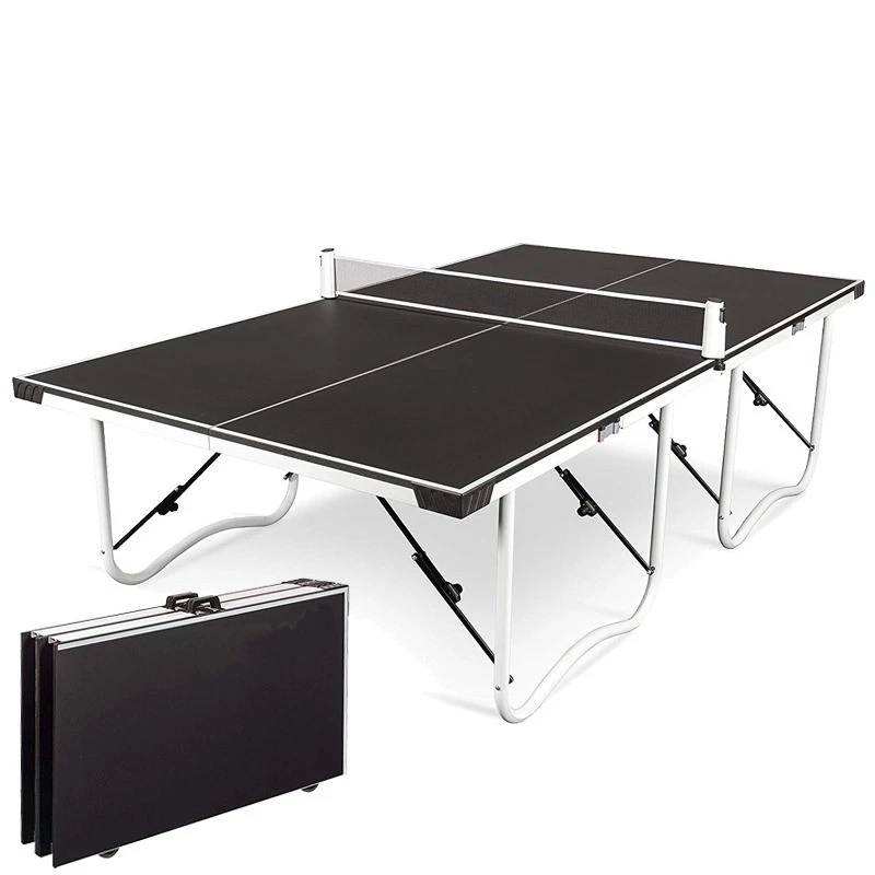 

Folding table tennis table with pulley, Customize