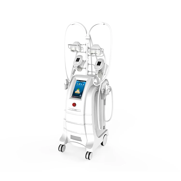 

Cryolipolysis machine with integrated technology double cryolipolysis under vacuum two cryolipolysis work heads working at same