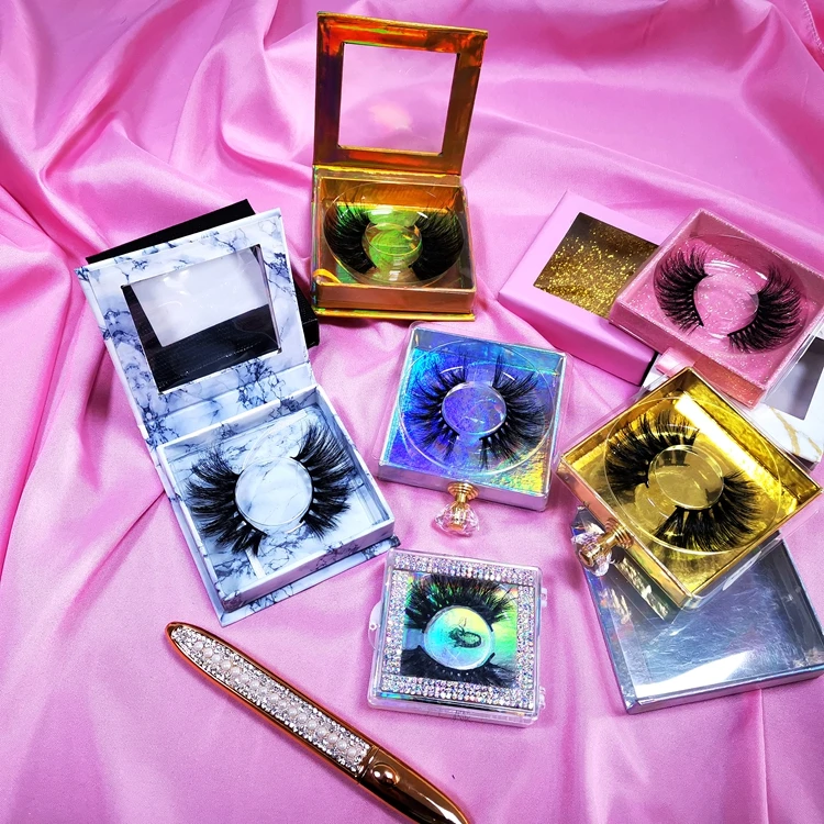 

Free sample private label eyelash mink vendor 3D mink eyelashes label, Custom color