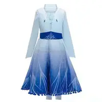 

Anna Elsa 2 New Girls Princess Dress Halloween Cosplay Costume For Kids Frozen 2 Birthday Party Evening Party Dresses MY01