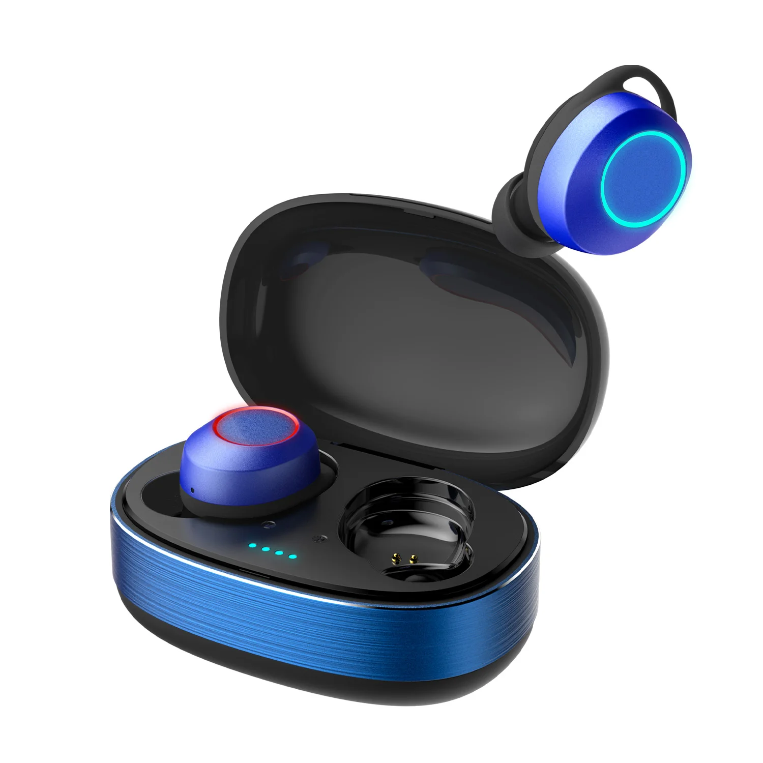 

Free shipping Waterproof IPX7 Bluetooth Earbuds TWS earbuds with charging case Headset earphones