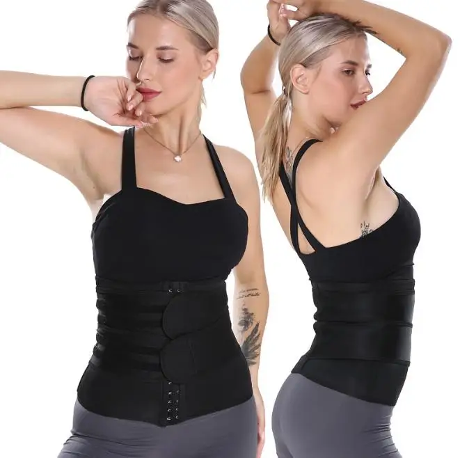 

Factory wholesale Neoprene Sweat Waist Trainer Corset Trimmer Belt for Women Weight Loss Waist Cincher Shaper Slimmer