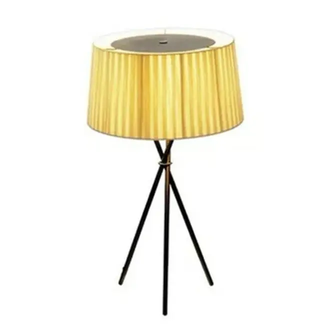 Hot Sale Fabric Home Lighting Modern Table Lamp  tripod bedroom lights bed table lamp