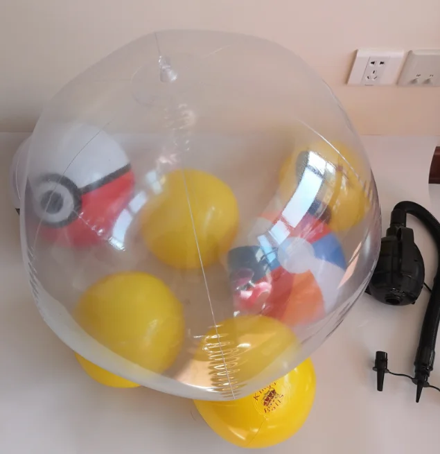 giant clear beach ball