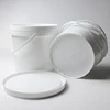 wholesale export PP plastic paint bucket with screw lid and handle food grade bucket