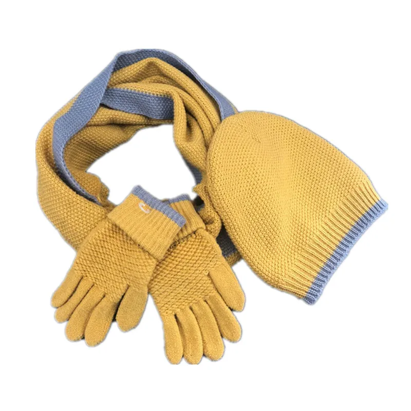 
hot selling wholesale designer magic promotion winter acrylic knitted gloves 