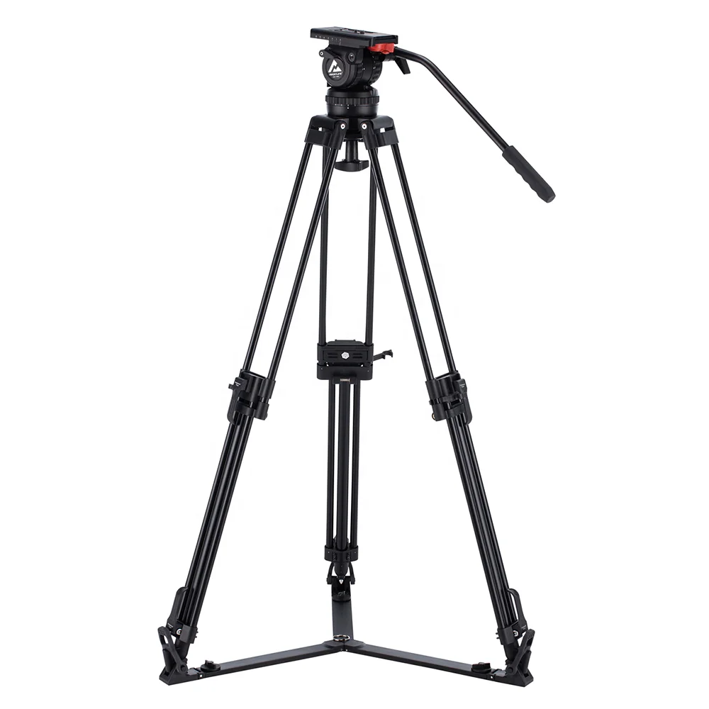 

MagicLine V12 Pro Broadcast Heavy Duty Video Aluminum Camera Tripod System With 100mm Bowl Fluid Head Payload 13kg