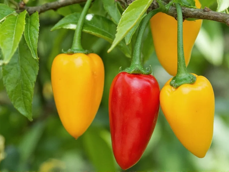 Habanero peppers stored in paper bag in pantry
