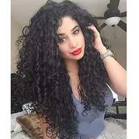 

Afro Kinky Curl Synthetic Wigs Factory Wholesale Natural Black Heat Resistant Synthetic Hair Extensions OEM/ODM