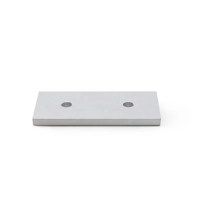 30 Series 2 Hole Joining Strip Plate CNC Manufacture Flat Joining Plates 80*38 for Extruded Aluminium Profile#6041