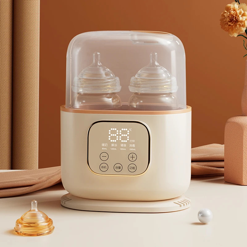 

Baby Bottle Warmer Bottle Sterilizer Smart Portable Bottle Warmer and Baby Food Heater with LCD Real-time Display Fast Warming