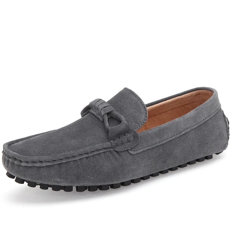 

Wholesale Men Classic Leather Shoes Moccasin Gommino Driving Shoes Soft Loafers For Men, 4 colors