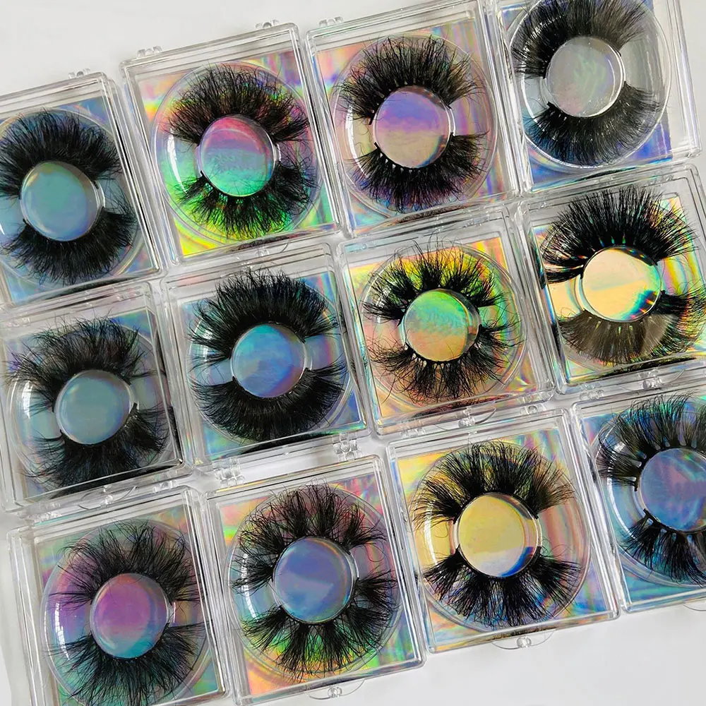

Fluffy Mink Lashes Wholesale 3D 25MM Eye Lash Mink Eyelash Lash with Boxes