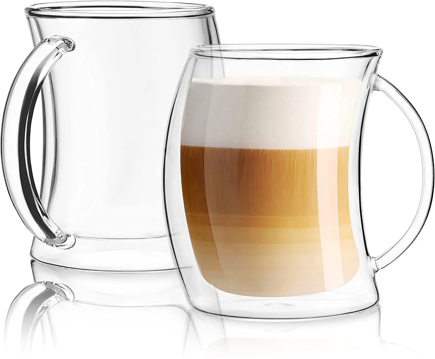 

Double Wall Glass Coffee Cup Double Wall Water Cup, Clear