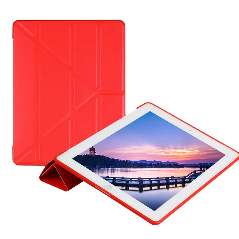 

2021 Auto Sleep Wake Folding Stand Protective Smart Tablet Cover Offical Leather Case For Apple Ipad Mini 1/2/3, Multi colors