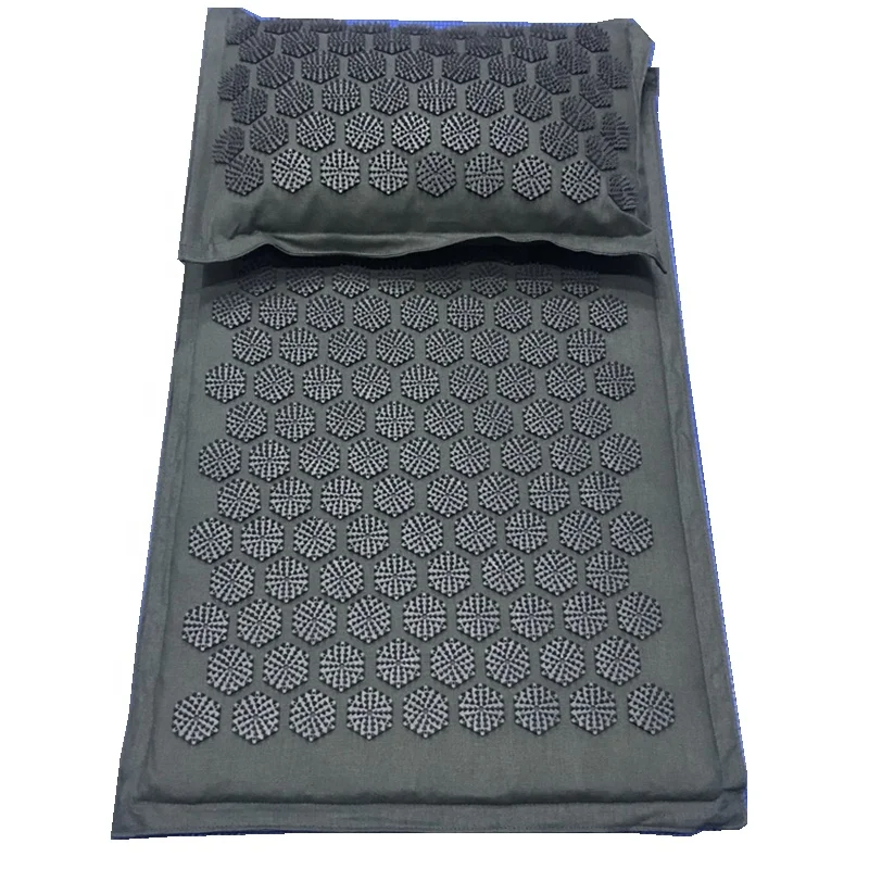 

New arrival top grade acupressure mat for back pain relief and relieve muscle, Dark gray