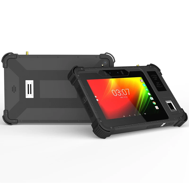 

Rugged Tablet Android Barcode Scanner 2D Android Scanner 8 Inch Ruggedized IP65 Tablet, WiFi NFC 4G GPS Mobile Tablet