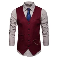 

Mens formal sleeveless waistcoat for suit