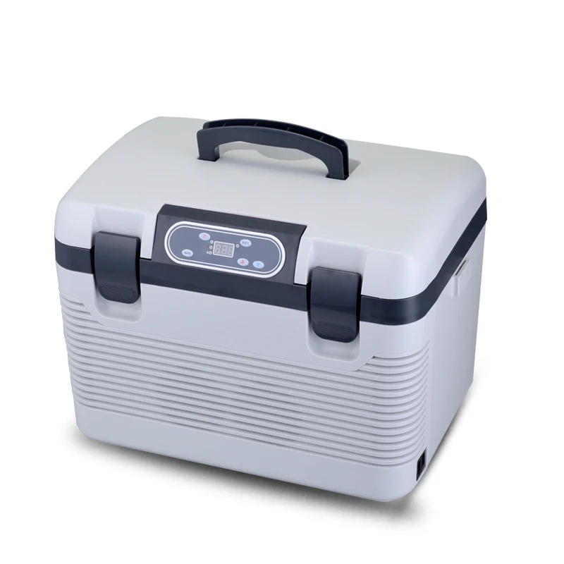 

19L Medical Electric Cooler Box Portable Mini Car Vaccine/Insulin/Food Transport Refrigerator for Cold Chain Transportation, White