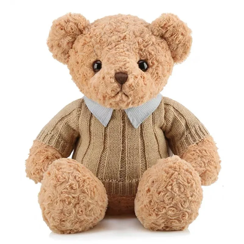 

Lovely Teddy Bear Soft Plush Toy Wholesale Gifts Cartoon Mini Teddy Bears Plush Toys with Sweater Stuffed plush toys for kids
