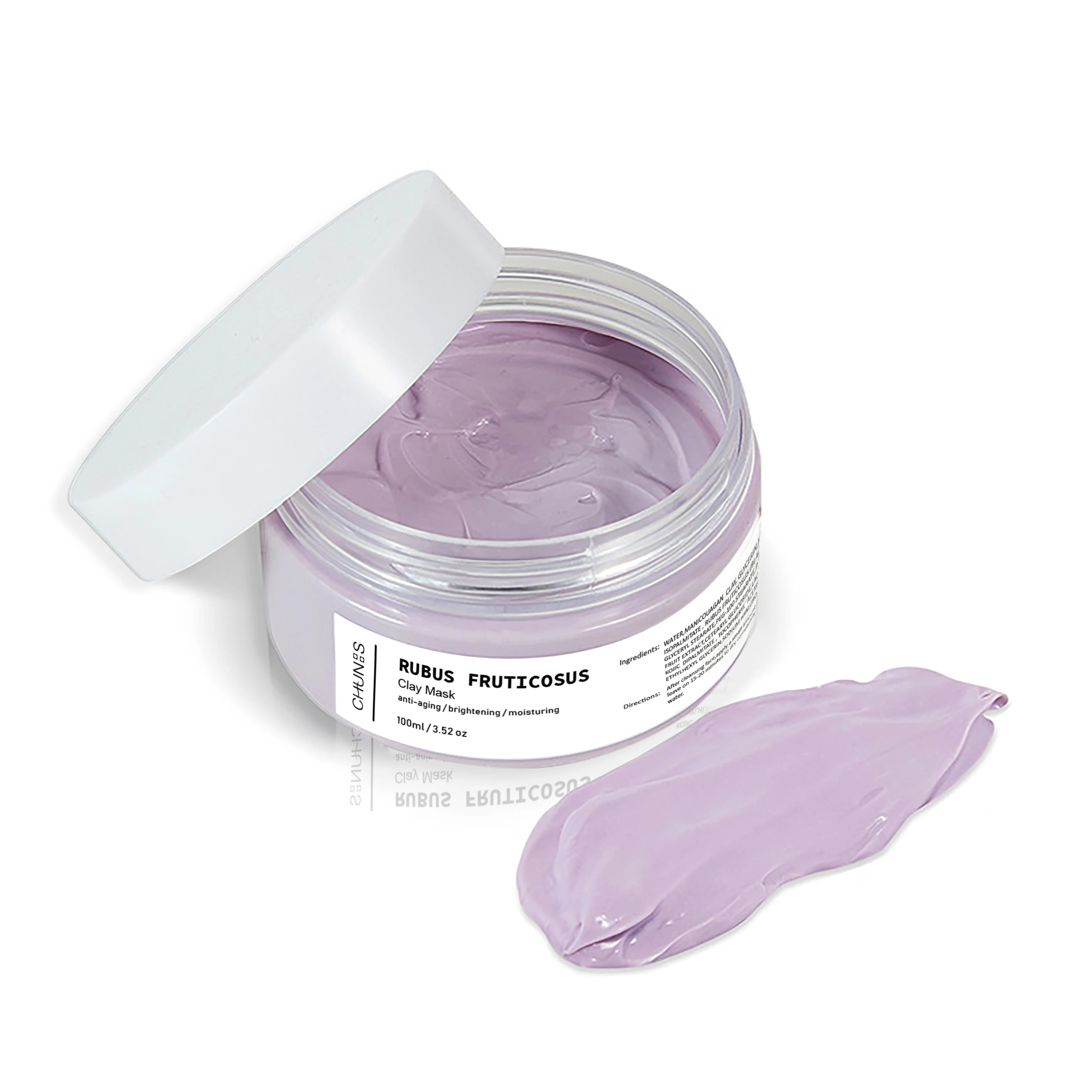 

Wholesales Korea OEM Beauty Cosmetic Natural Brightening Deep Cleansing Skin Face Purple Clay Mask