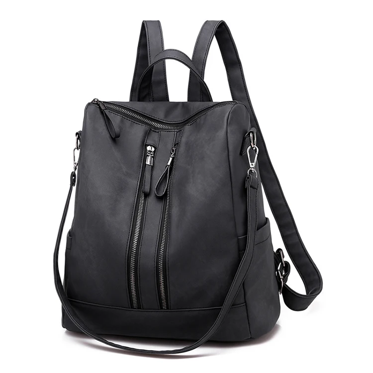 

Hot Selling Wholesale PU Leather Women Backpack Shoulder Bags Girls Schools Backpack, 4 colors