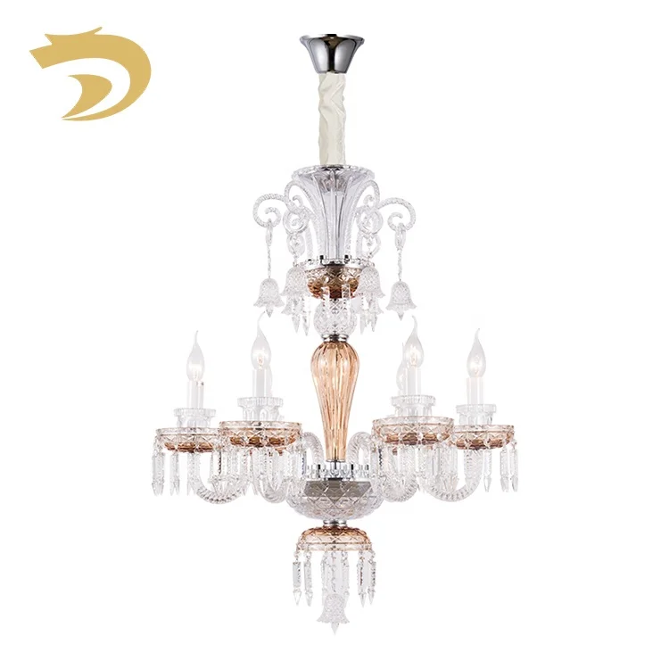 Factory direct selling smart cct dimming ceiling clear glass modern crystal pendant chandelier