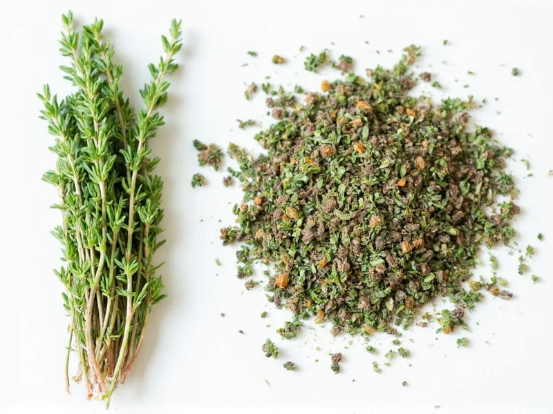 Fresh to Dry Thyme Conversion: Exact Measurements Guide