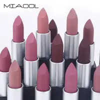 

8 Colors Matte Nude High Pigment Lipstick Set with Private Label Lipstick Tube