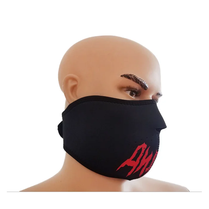 

Neoprene Half Mask Motorcycle Bicycle Cycling Bike Ski Half Face Activated Carbon Filter Mask, Customized