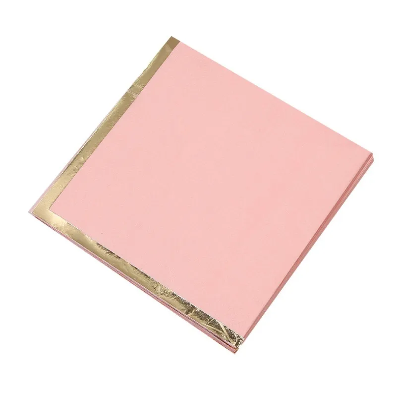 
custom logo printed white paper napkin 