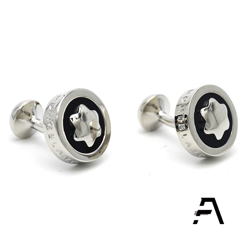 
Silver Plated Iconic Star Logo Heritage Cufflinks for Men 