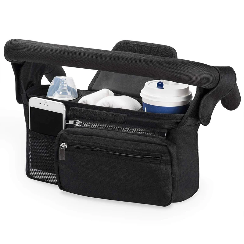 

High Quality Durable Travel Hanging Baby Stroller Organizer Bag In Stock, Black/blue/gray/customized