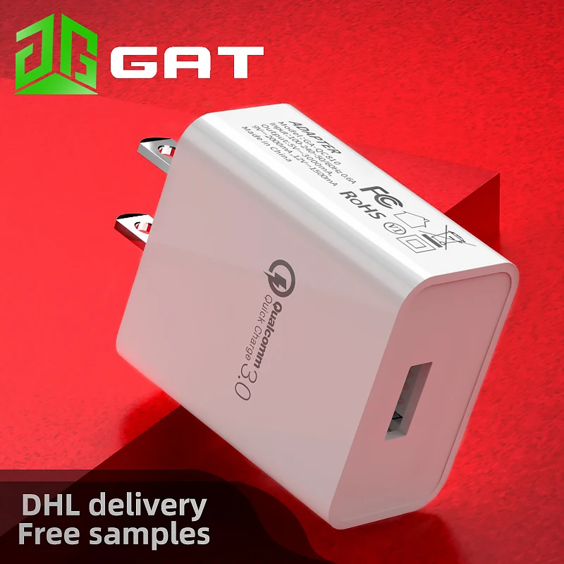 
QC3.0 American standard quick charger UL FCC certified US 5v3a 9v2a mobile phone charger USB wall charger 