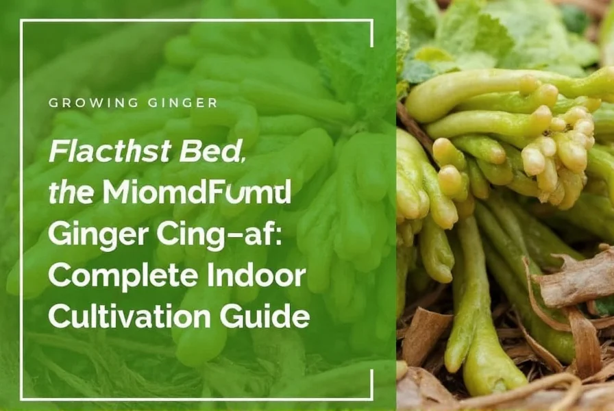 Healthy ginger rhizomes with visible growth buds ready for planting in Minnesota indoor garden