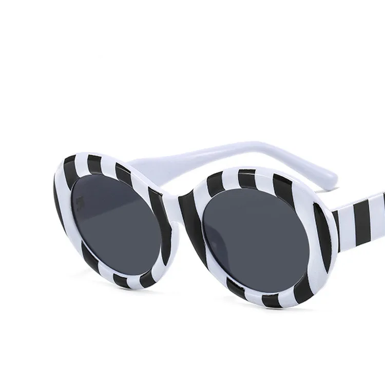 

New Fashion Personality Female Large Frame PC Oval Sunglasses 2022