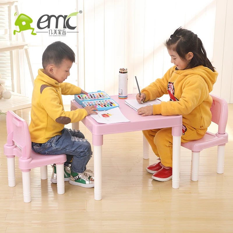 
Wholesale Fashionable Children Desk and Chair Set with Printing for Bedroom Homework 